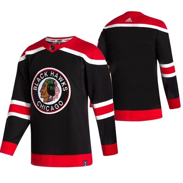 Herren Chicago Blackhawks Eishockey Trikot Blank 2022 Reverse Retro Authentic